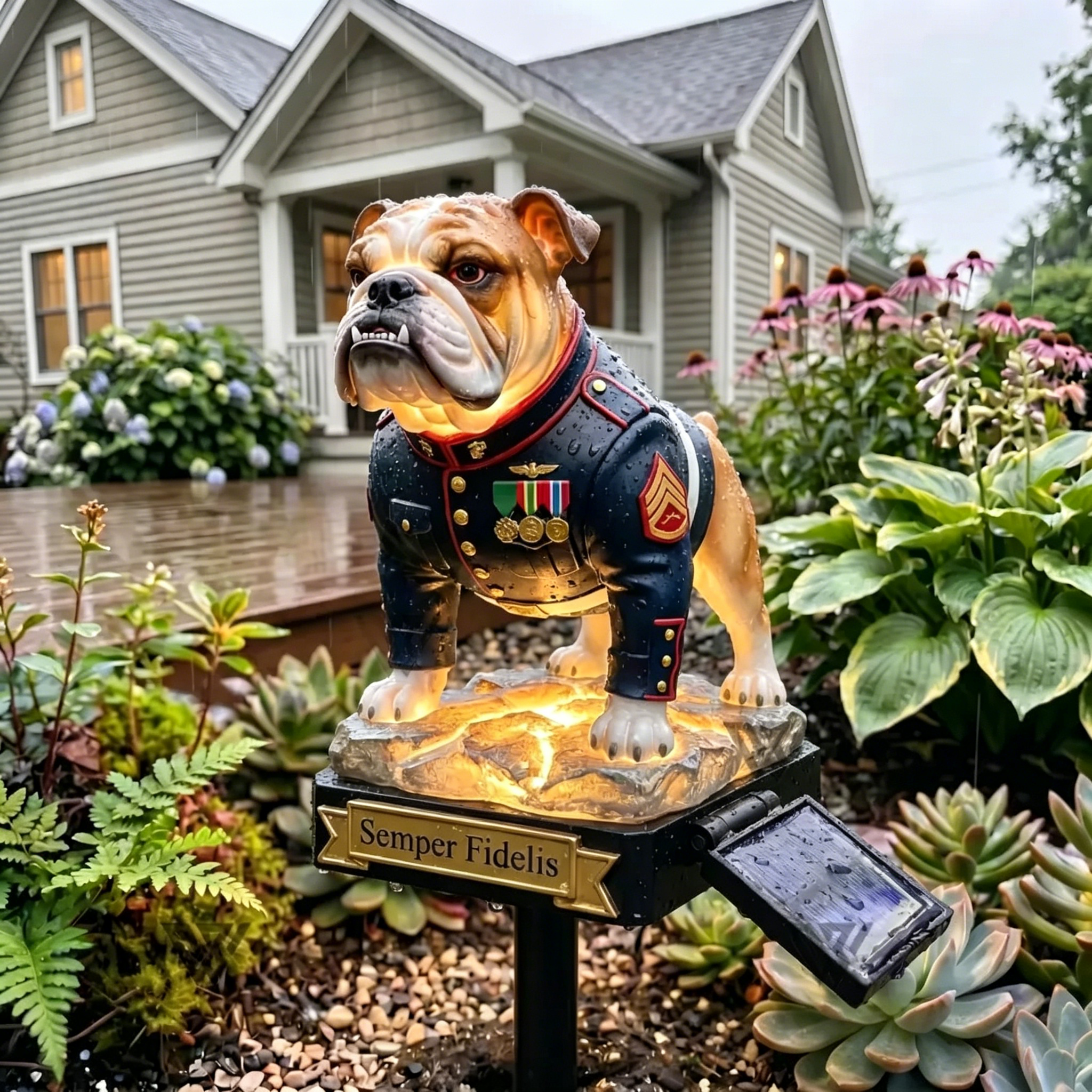 Solar‑Powered Garden Accent – Multiple Lighting Modes 🎁🌙