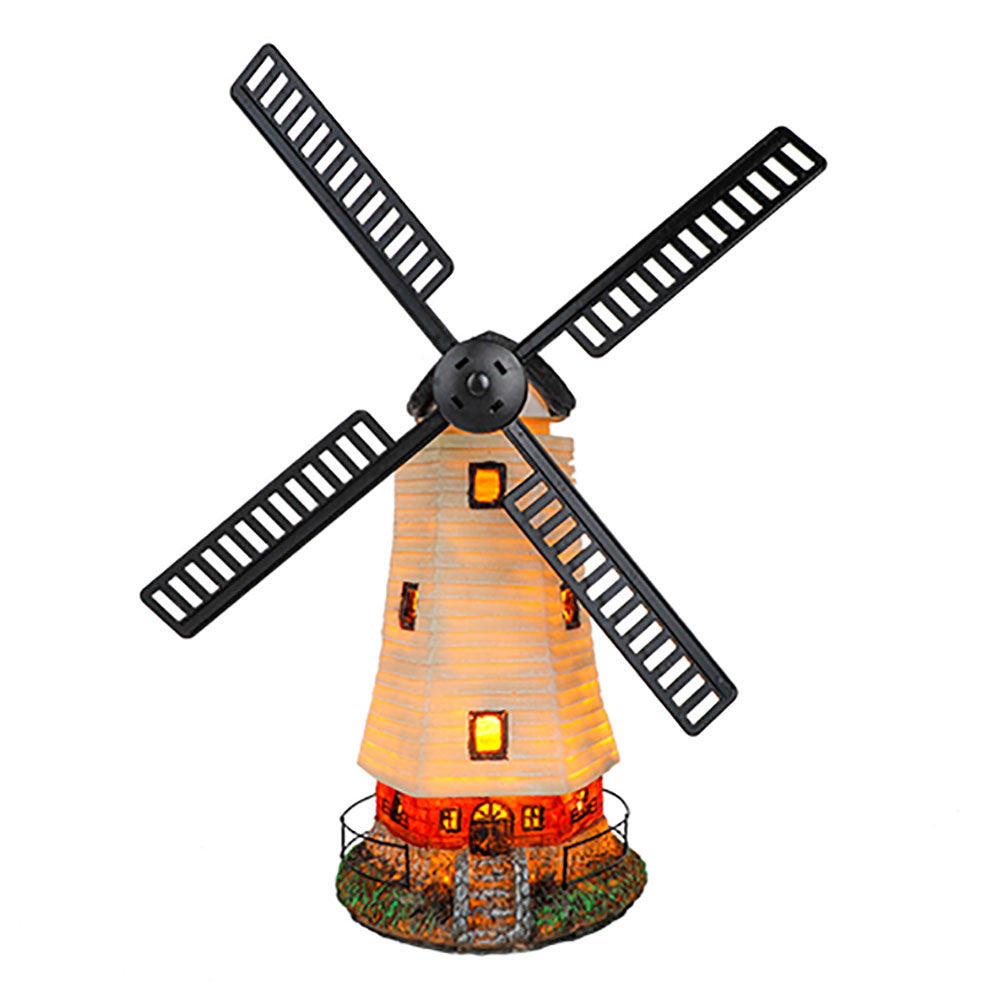 Solar Windmill Garden Light – Spins in the Wind, Glows at Night 🌾💨💡