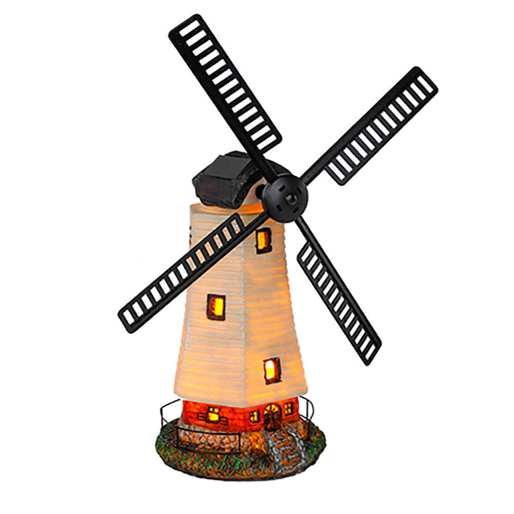 Solar Windmill Garden Light – Spins in the Wind, Glows at Night 🌾💨💡