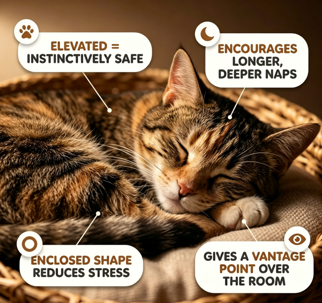 🐱 Wall‑Mounted Cat Perch – Elevated Enclosure for Small Spaces