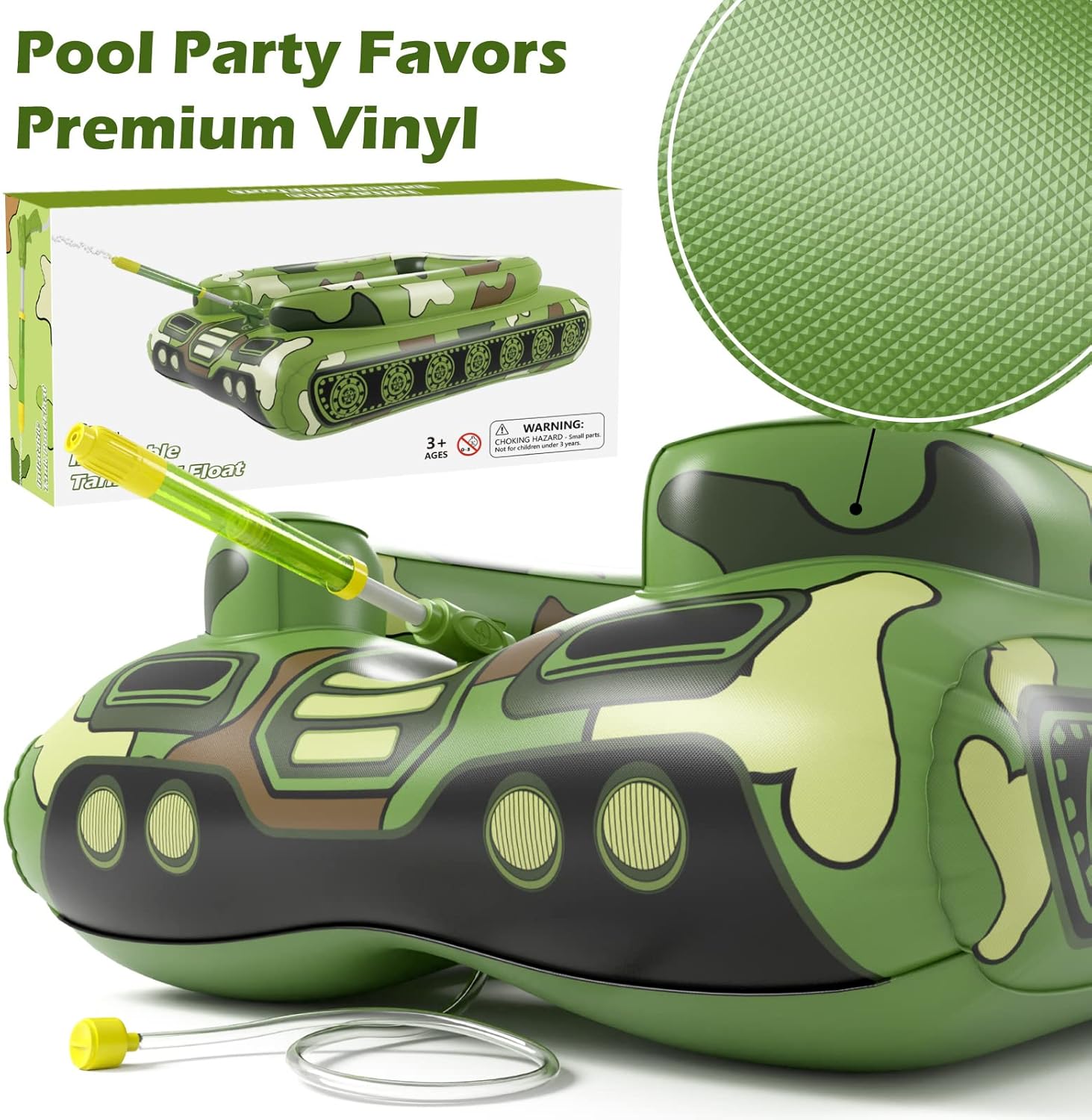 💦 Tank Float + Water Cannon = Ultimate Pool Battle