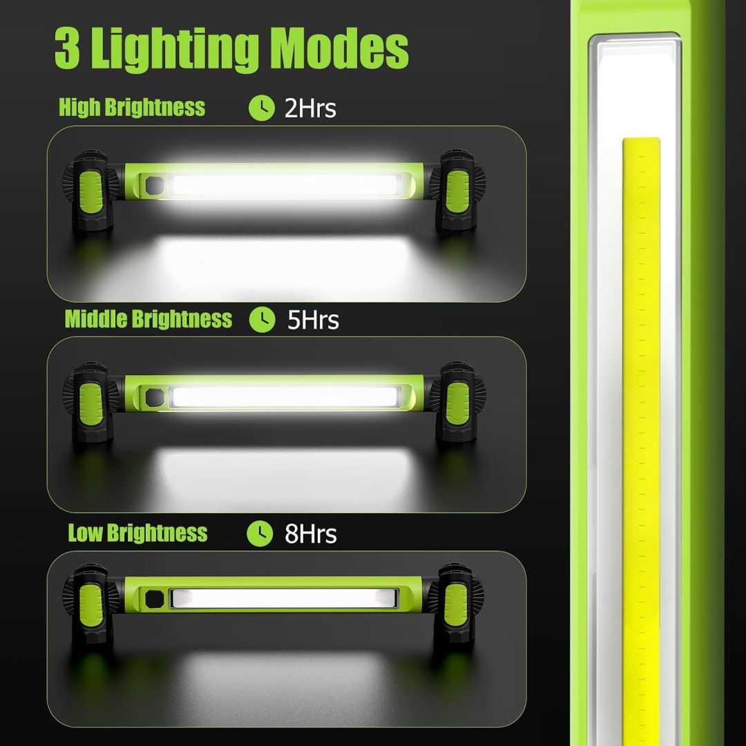 3000 lumen magnetic rechargeable LED work light