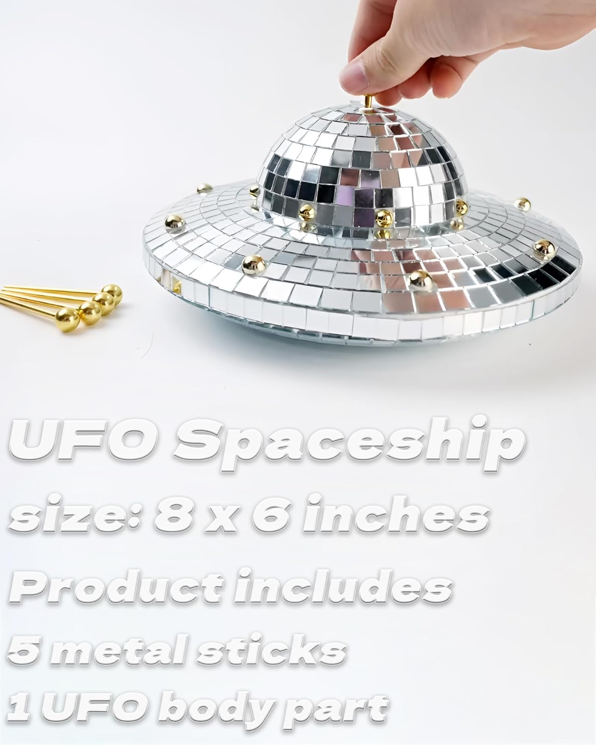 UFO Disco Ball Decor 🛸✨