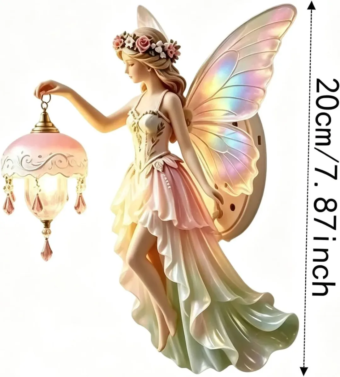 Vintage fairy sconce displayed as home decor
