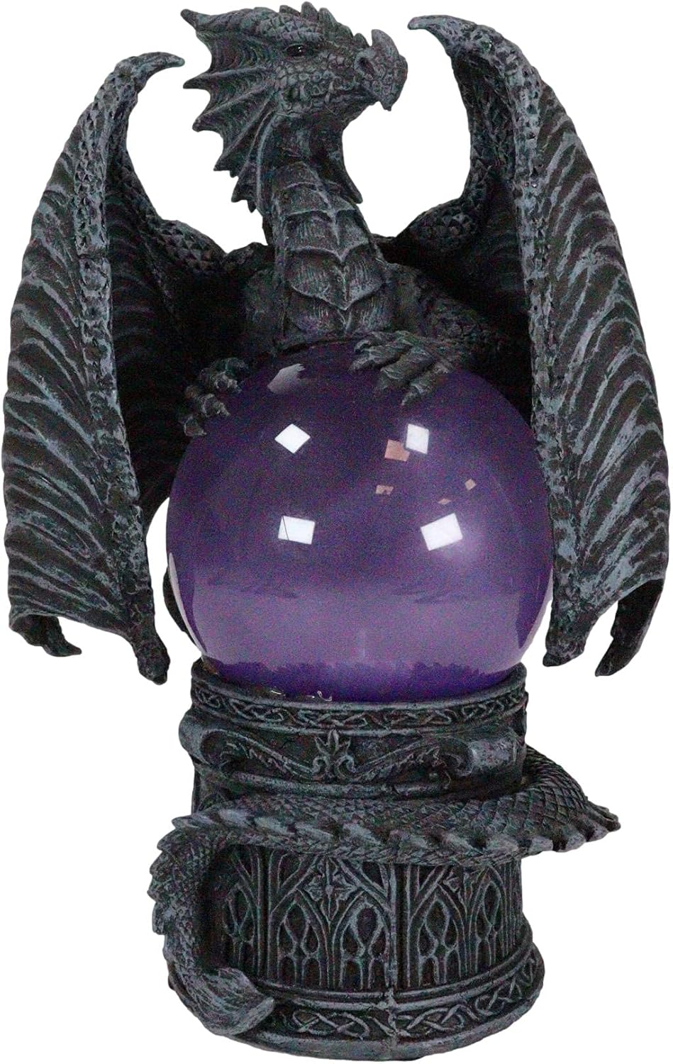 🐉 Purple Dragon Sandstorm Globe – Fantasy Decor & Mini Tornado