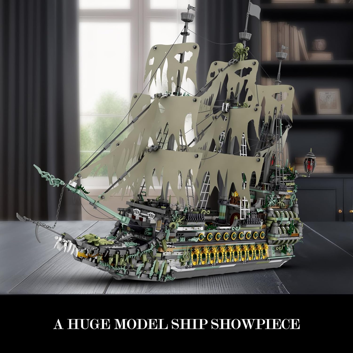 Flying Dutchman Pirate Ship Building Blocks Set 🏴‍☠️🚢