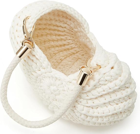 Bohemian Crochet Seashell Handbag 🐚👜