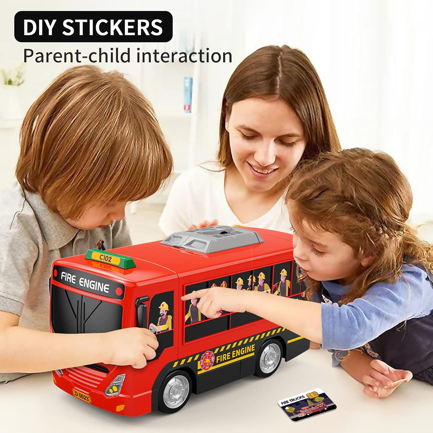 Kids Fire Truck Driving Toy 🚒🔥