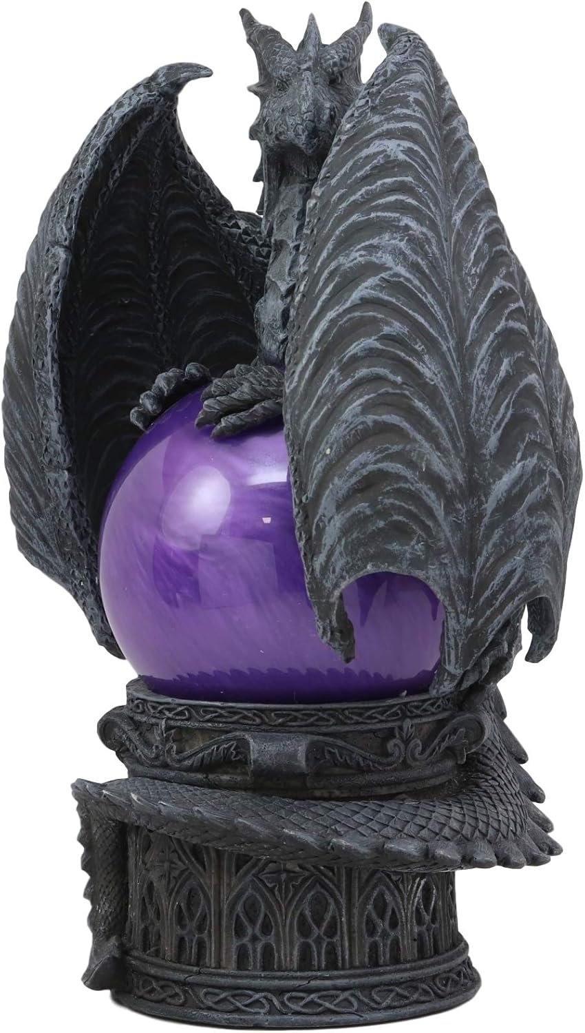 🐉 Purple Dragon Sandstorm Globe – Fantasy Decor & Mini Tornado