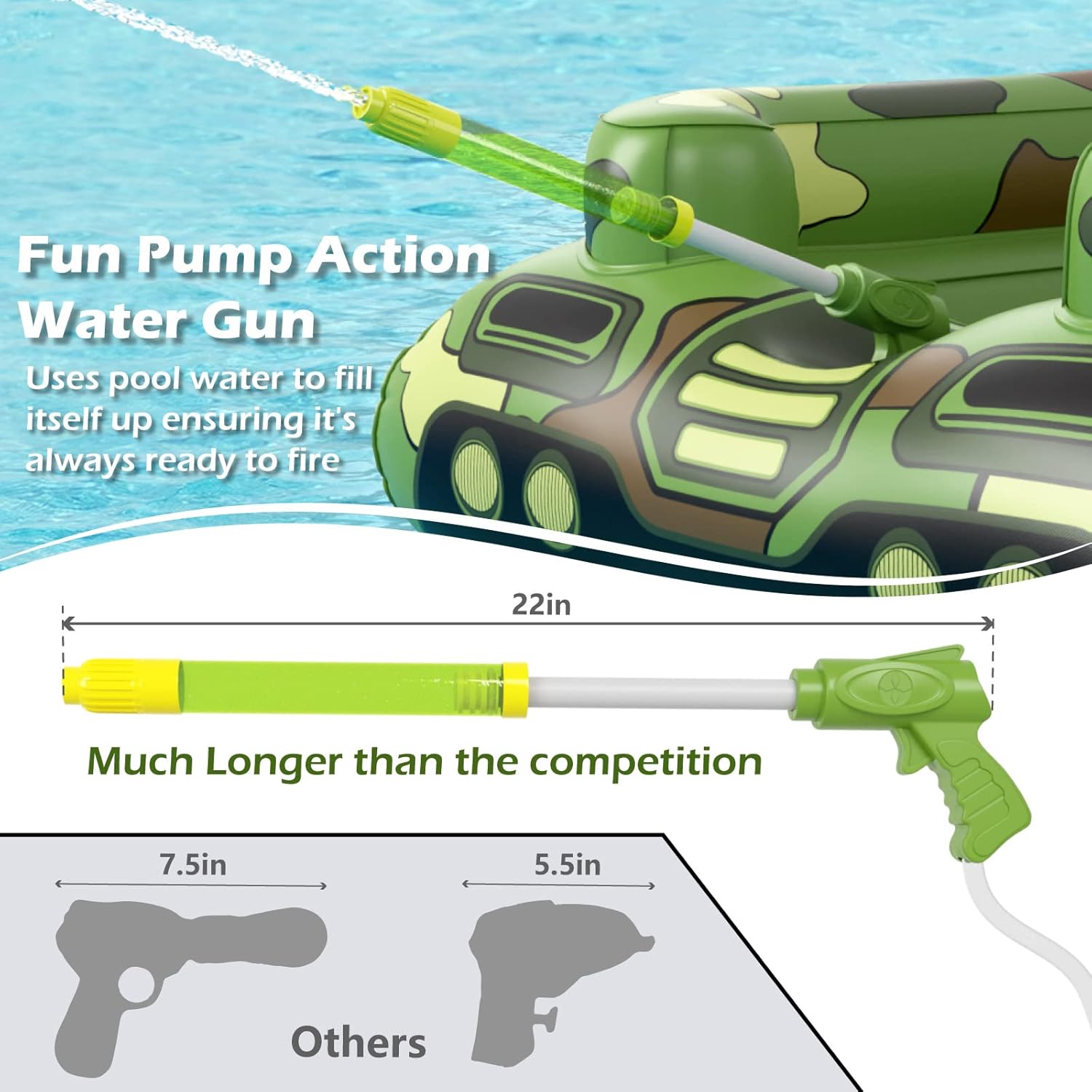 💦 Tank Float + Water Cannon = Ultimate Pool Battle