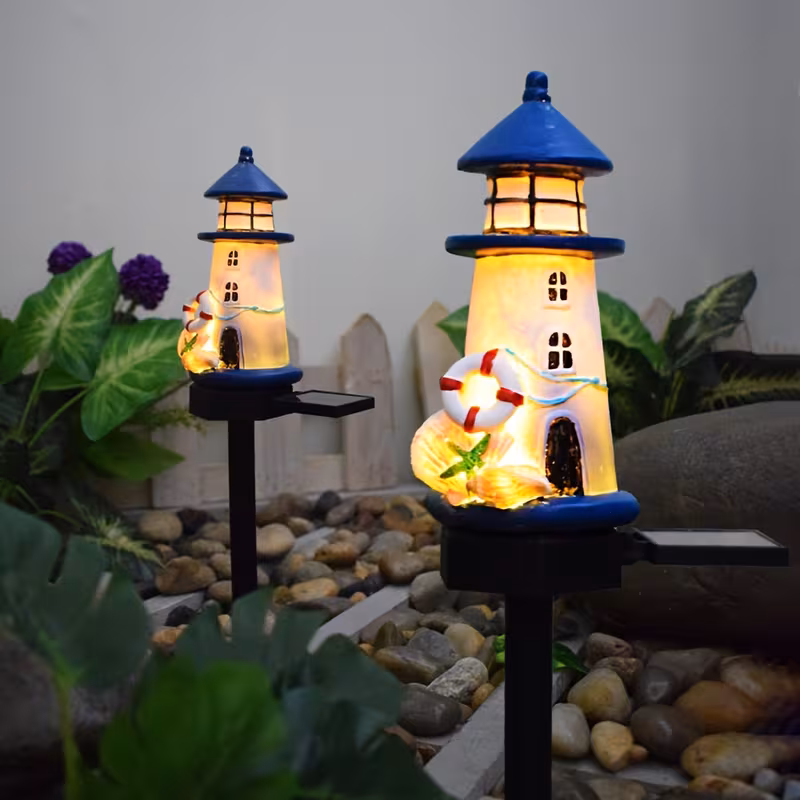 Lighthouse Solar Garden Light – Coastal Charm 🗼🌊