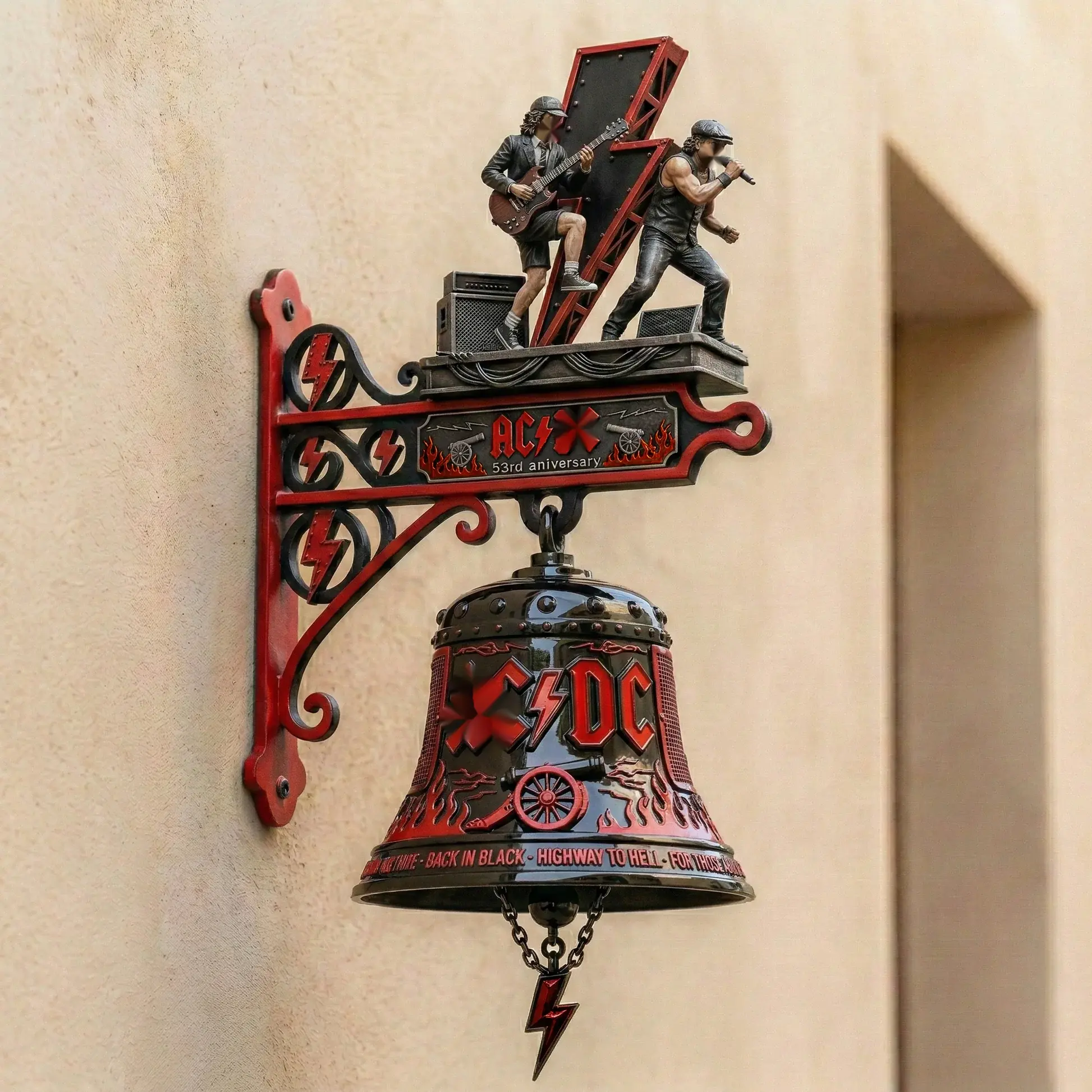 ⚡ 53rd Anniversary Rock Wall Bell – Limited Edition Collectible