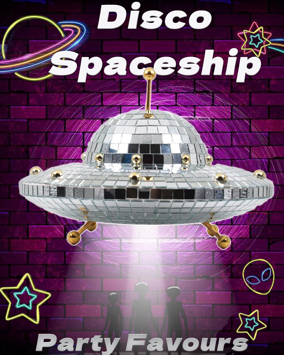 UFO Disco Ball Decor 🛸✨