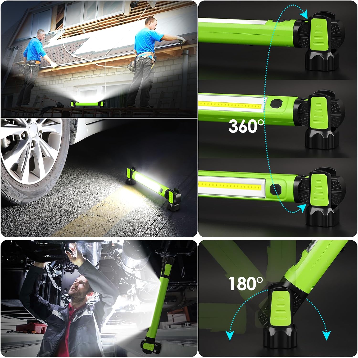 🔥 LAST DAY 49% OFF | 3000LM Magnetic Rechargeable LED Work Light 💡🔧