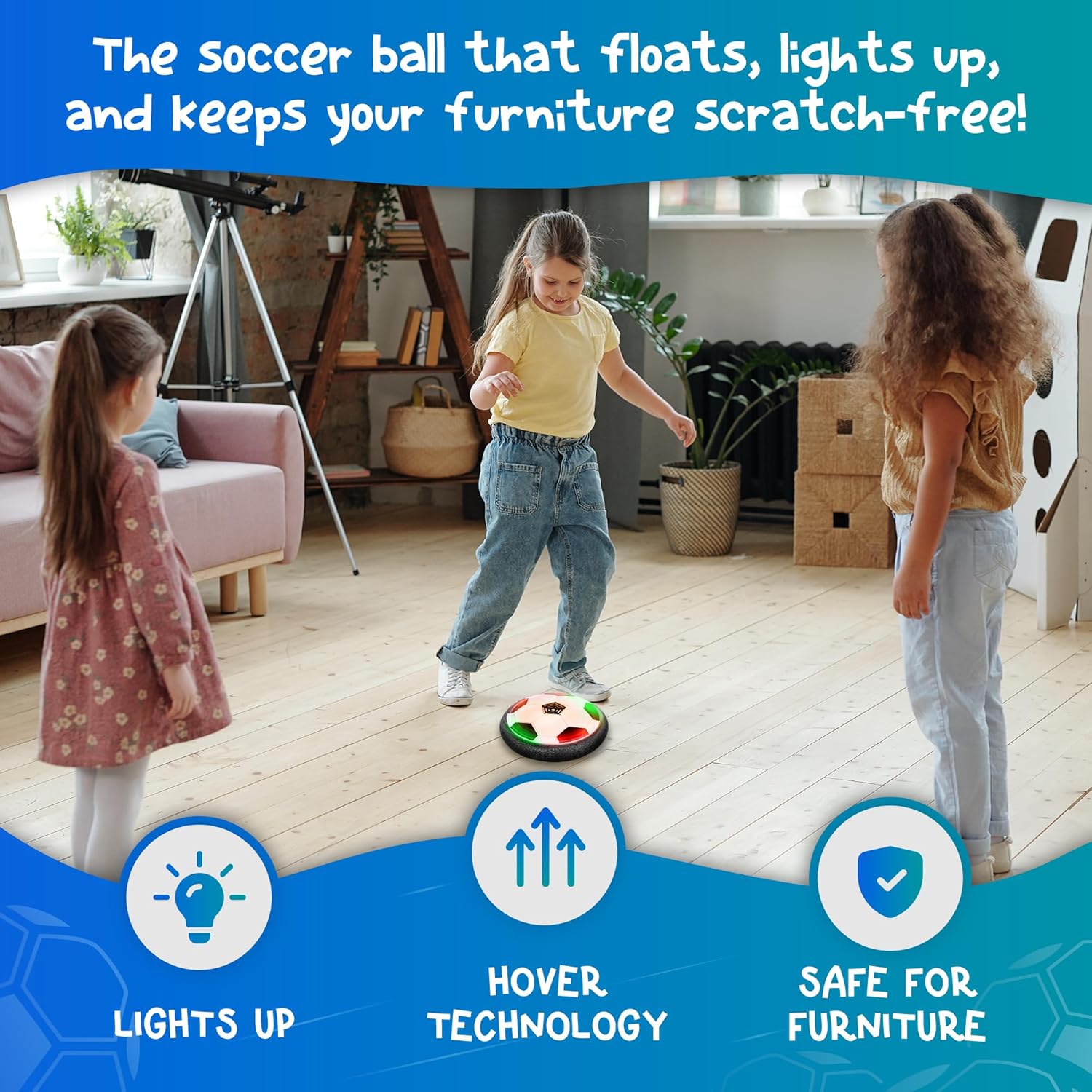 Magic Kick Hover Soccer Ball  ⚽✨