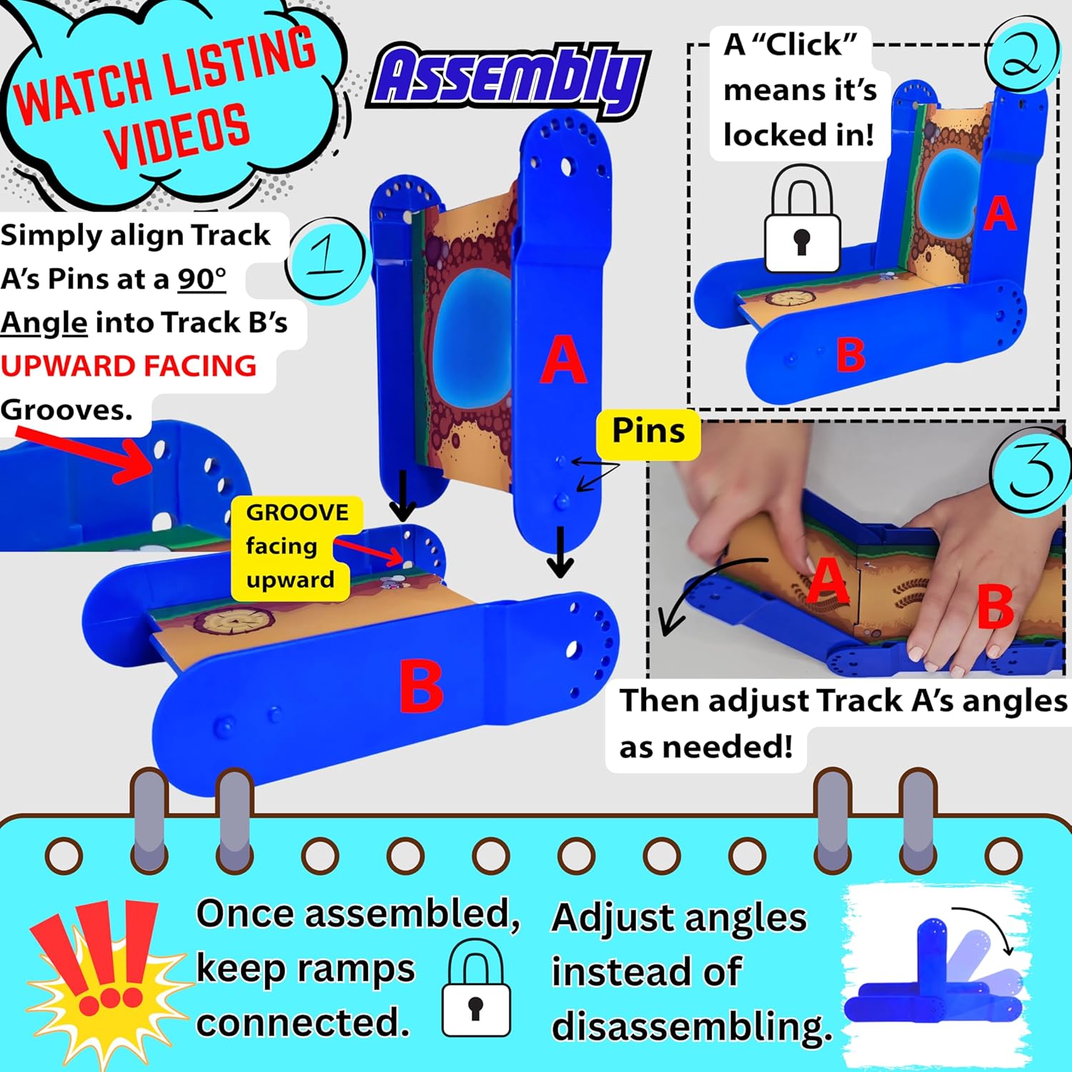 Creative Track & Ramp Builder Set 🚗💨