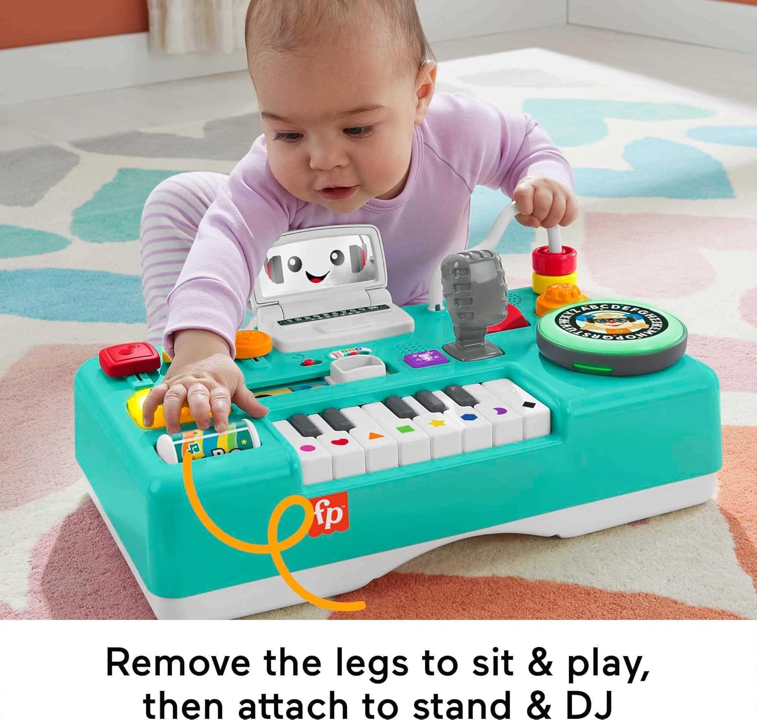 🎵 Musical DJ Activity Table for Toddlers
