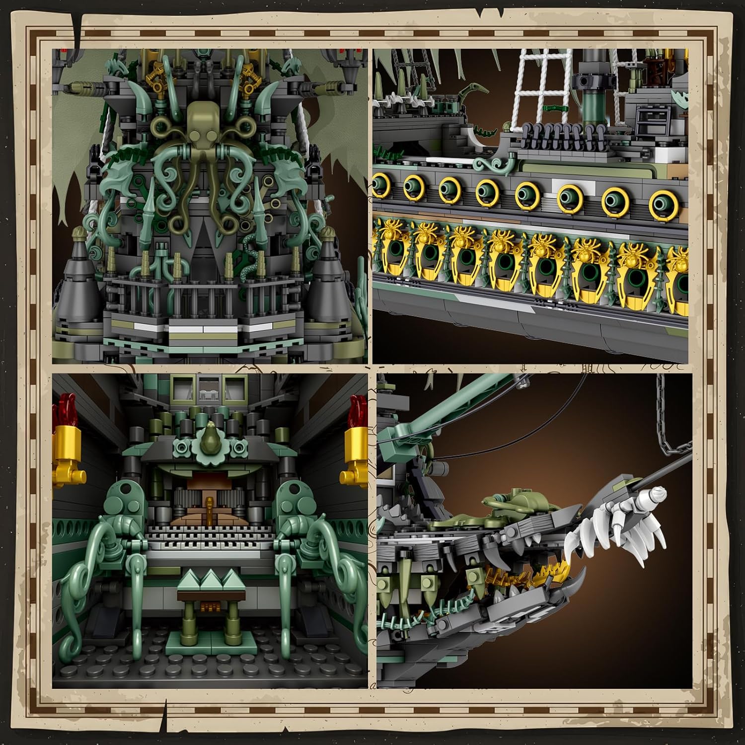 Flying Dutchman Pirate Ship Building Blocks Set 🏴‍☠️🚢