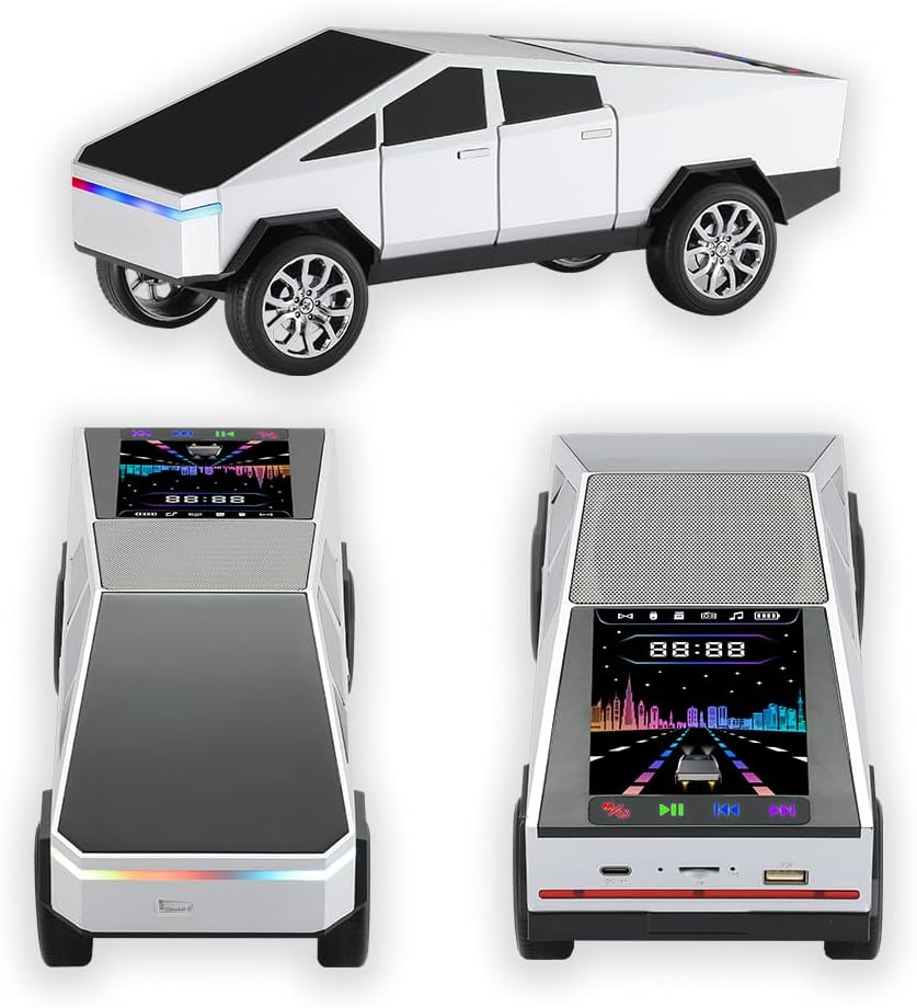 Cybertruck Style Portable Bluetooth Speaker 🚀🔊