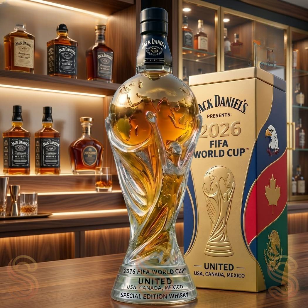 🥃 World Cup 2026 Trophy Whiskey Decanter – Toast to Glory