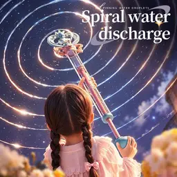 Fairy Spiral Water Wand – Magical Summer Fun for Little Hands 🧚‍♀️💧✨