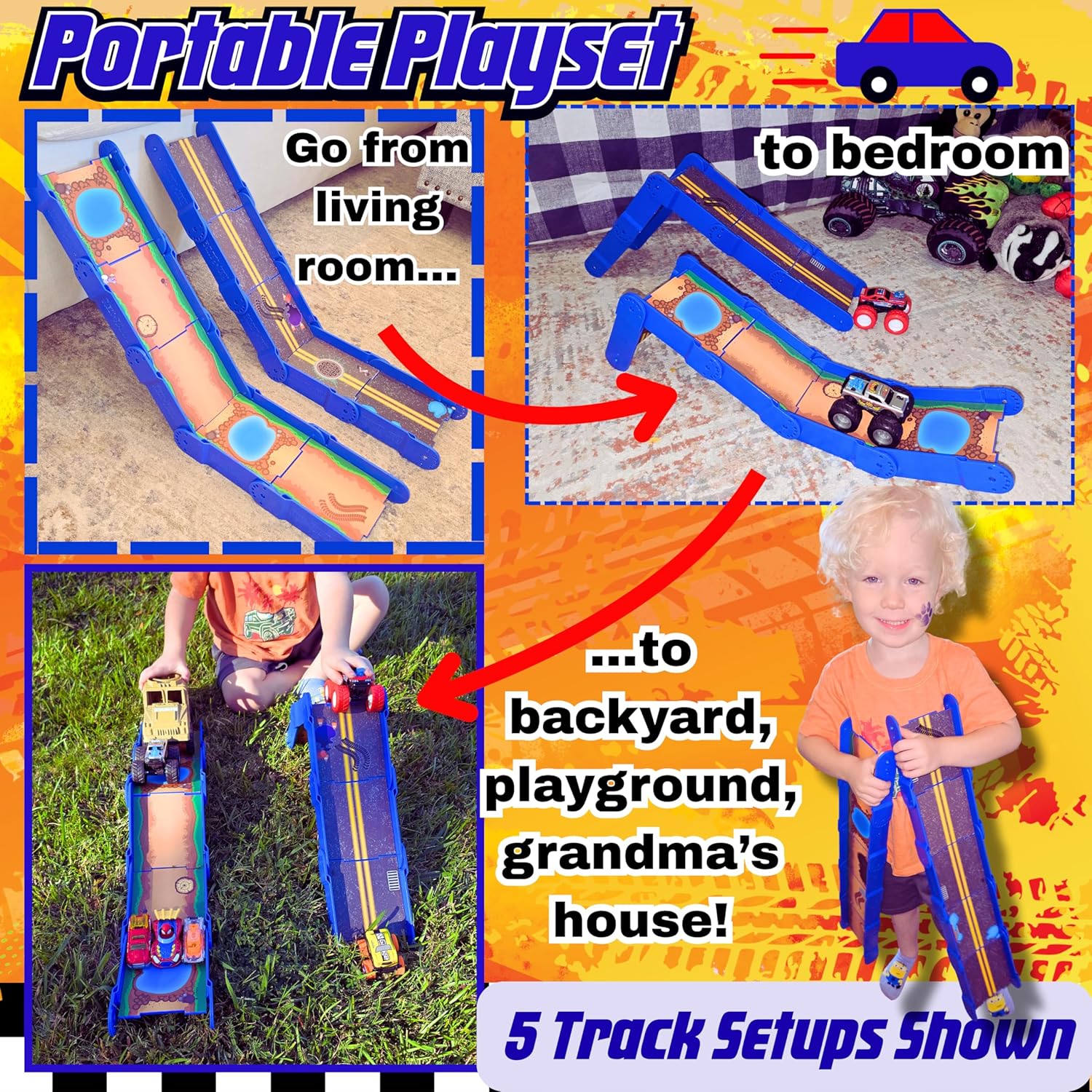 Creative Track & Ramp Builder Set 🚗💨