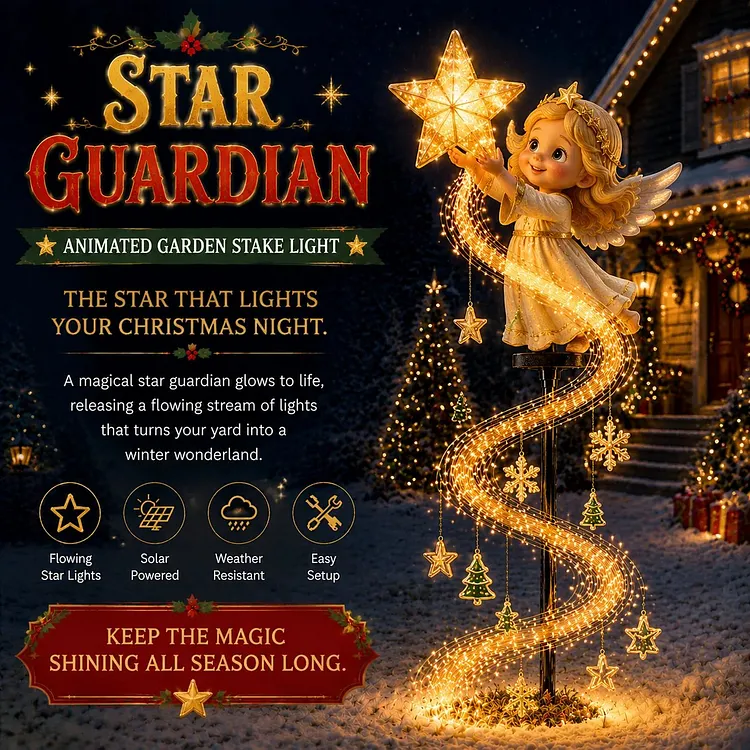 Star Guardian Christmas garden stake light