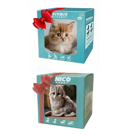 ✨ Robot Cat – My Realistic Interactive Plush Kitty 