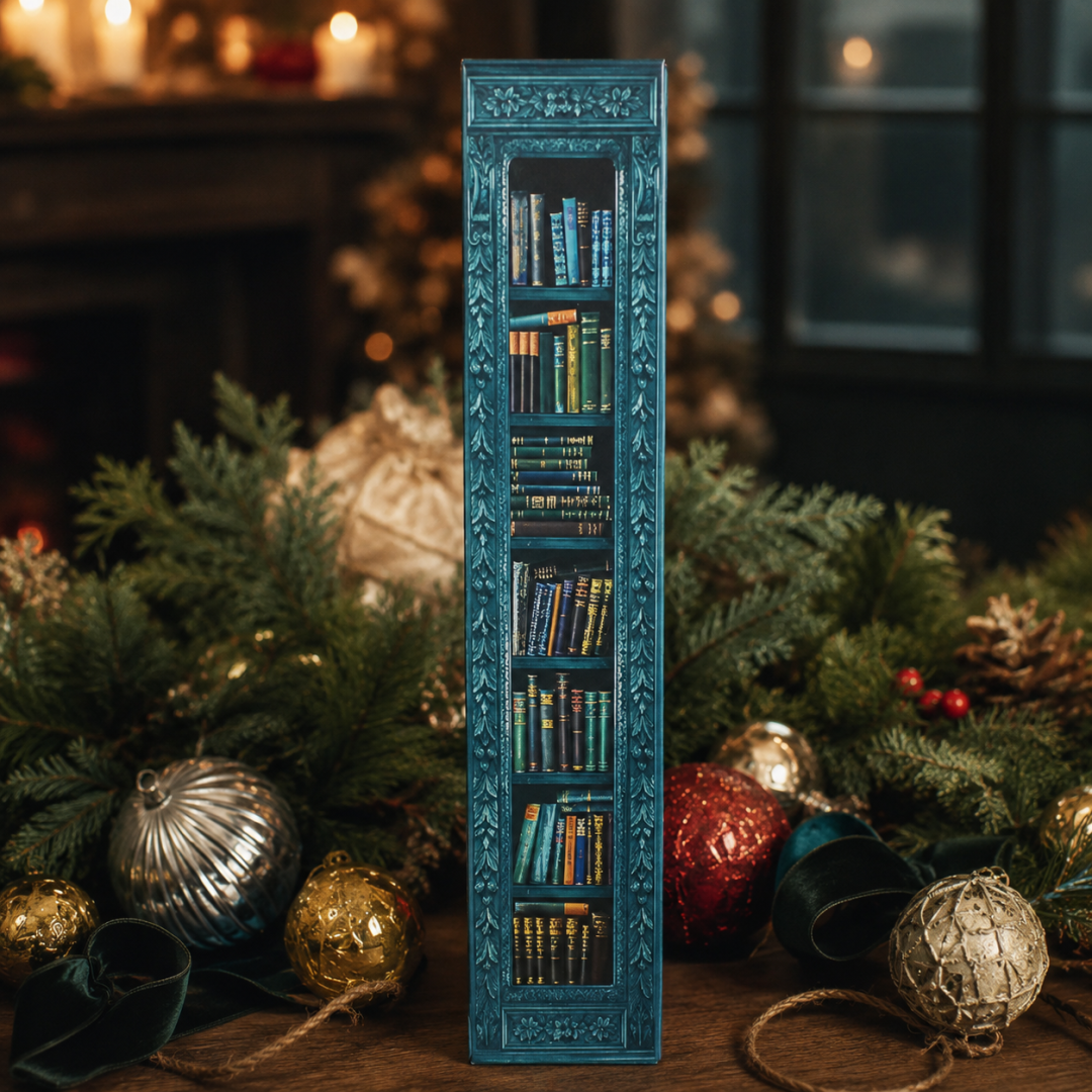 Mini book advent calendar numbered compartments