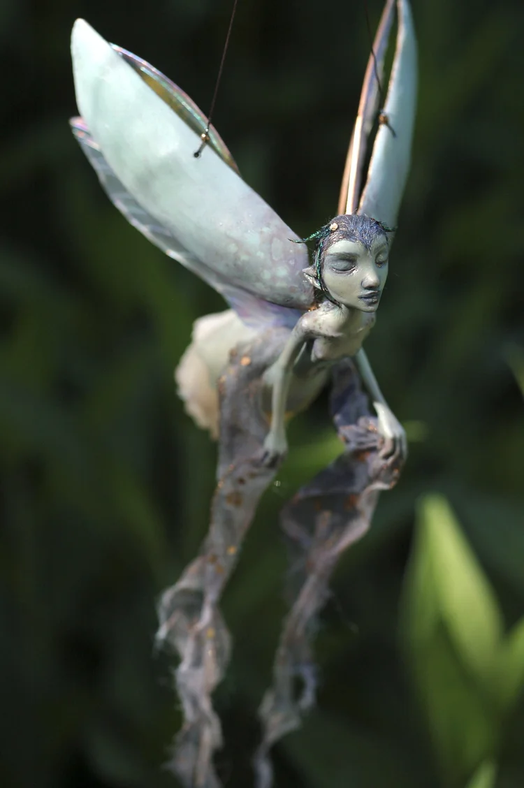 Evangeline – One-of-a-Kind Handcrafted Fairy with LED Glow 🧚‍♀️✨