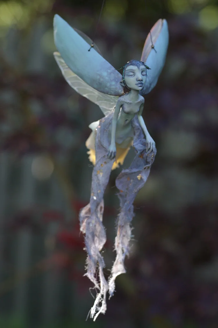Evangeline – One-of-a-Kind Handcrafted Fairy with LED Glow 🧚‍♀️✨