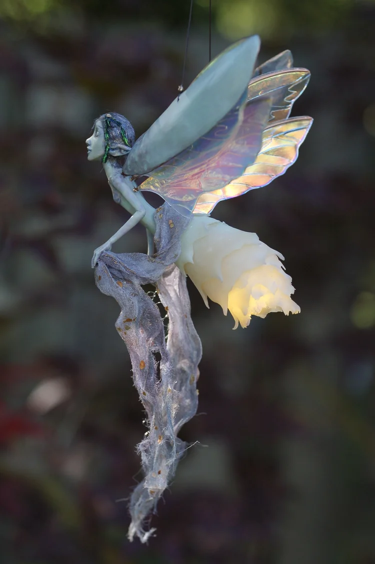 Evangeline – One-of-a-Kind Handcrafted Fairy with LED Glow 🧚‍♀️✨