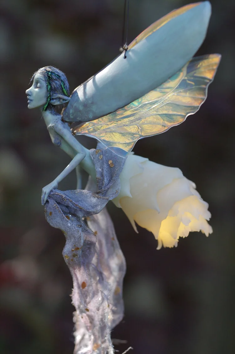 Evangeline – One-of-a-Kind Handcrafted Fairy with LED Glow 🧚‍♀️✨