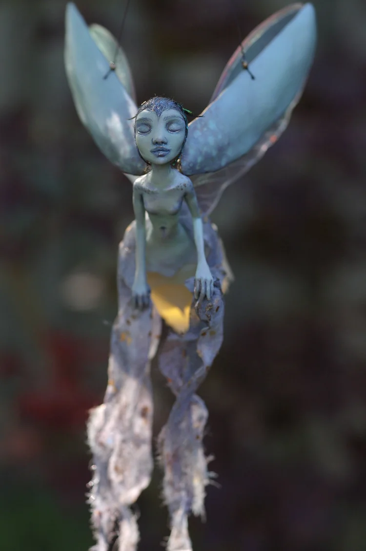 Evangeline – One-of-a-Kind Handcrafted Fairy with LED Glow 🧚‍♀️✨