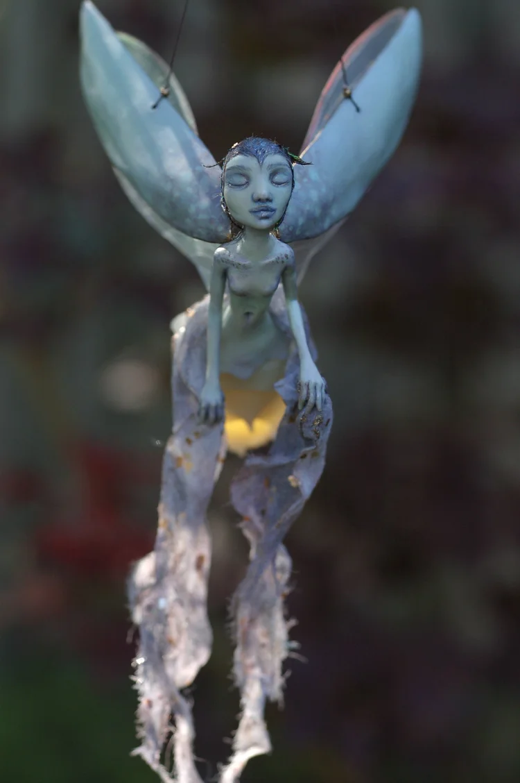 Evangeline – One-of-a-Kind Handcrafted Fairy with LED Glow 🧚‍♀️✨