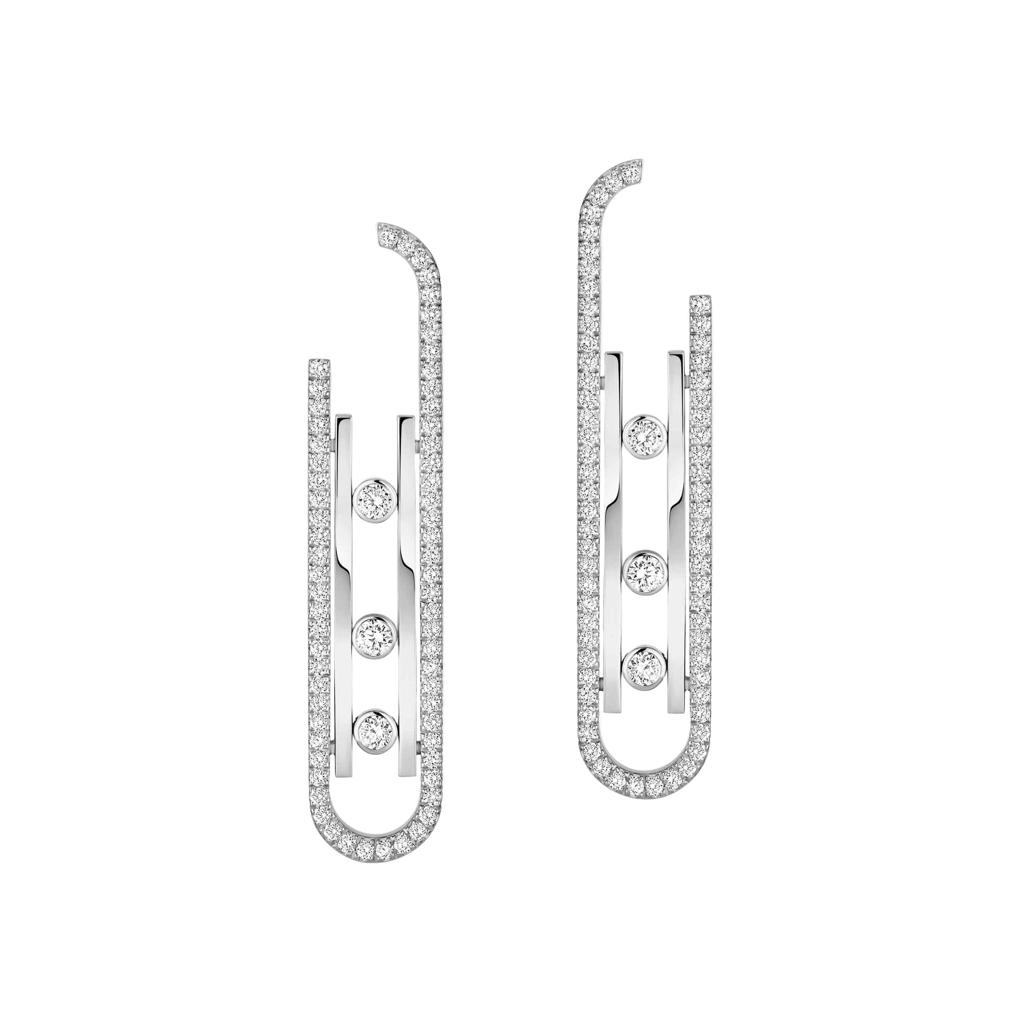 Evelina 14K Gold Move Rectangular Earrings