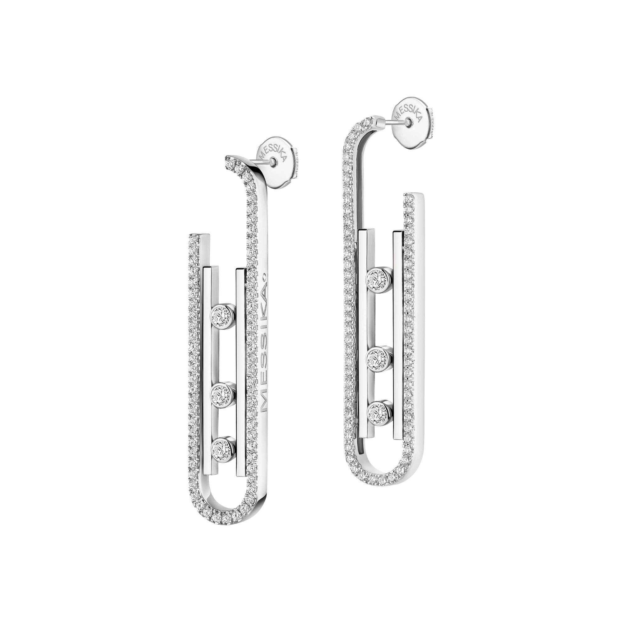 Evelina 14K Gold Move Rectangular Earrings
