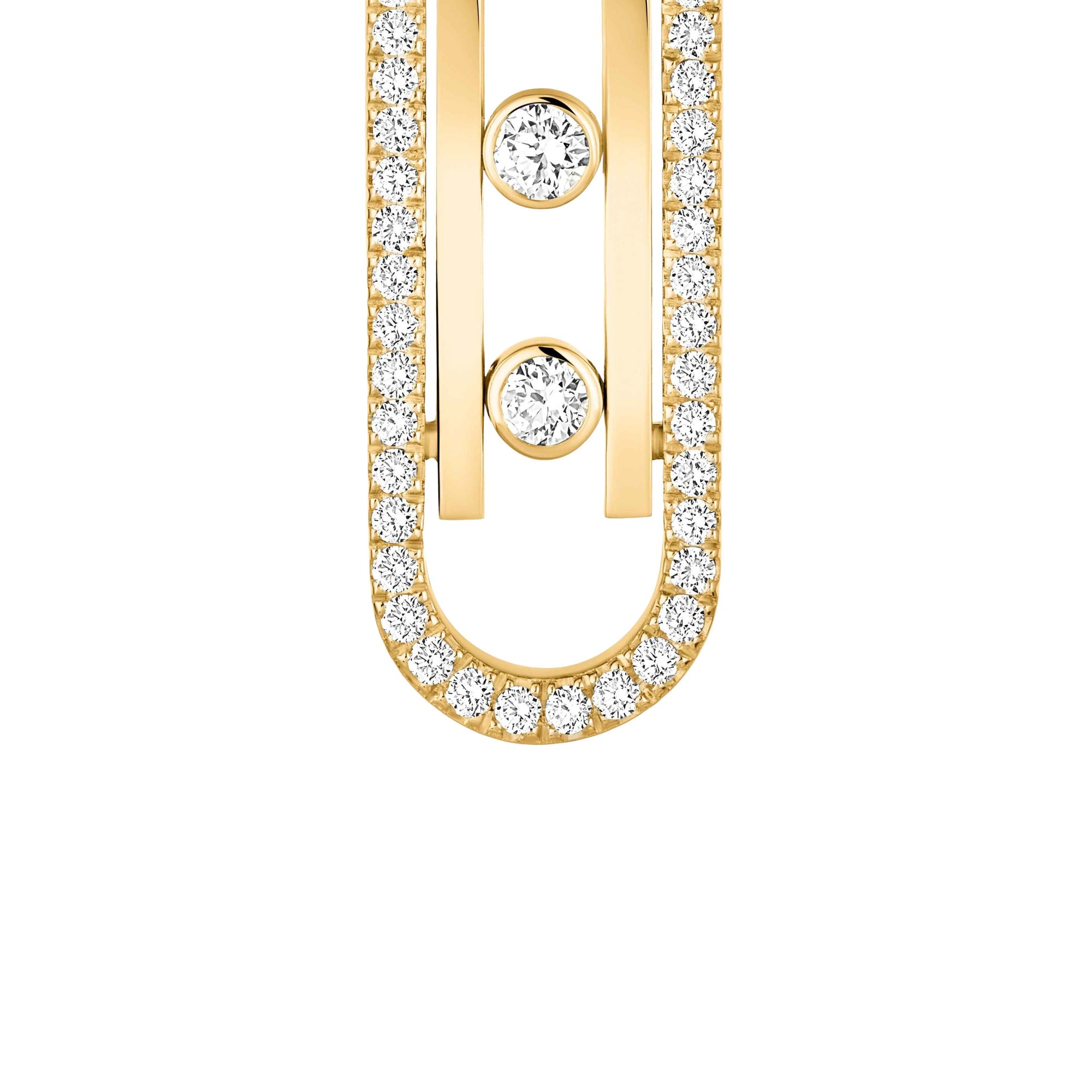 Evelina 14K Gold Move Rectangular Earrings