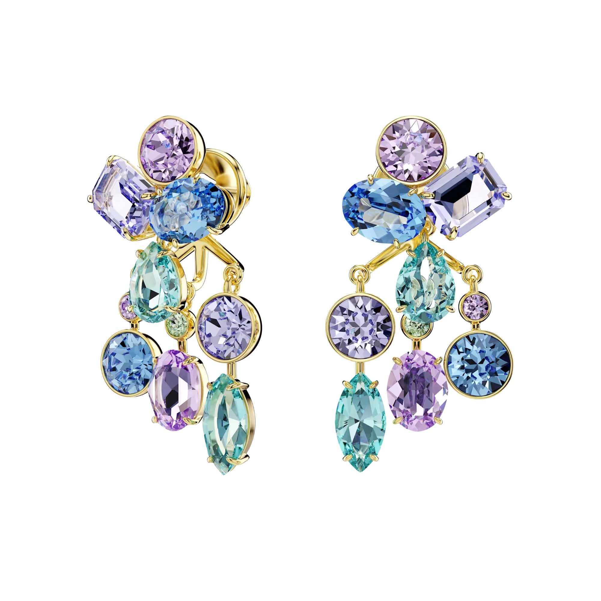Gloria Multicolor Mixed Shape Earrings
