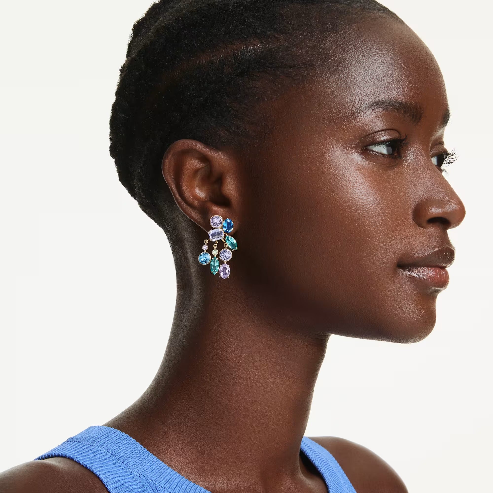 Gloria Multicolor Mixed Shape Earrings