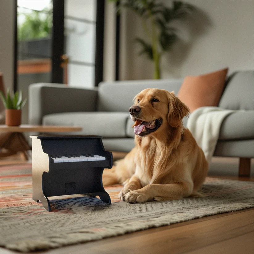 Smart Interactive Pet Piano Feeder 🐾🎹