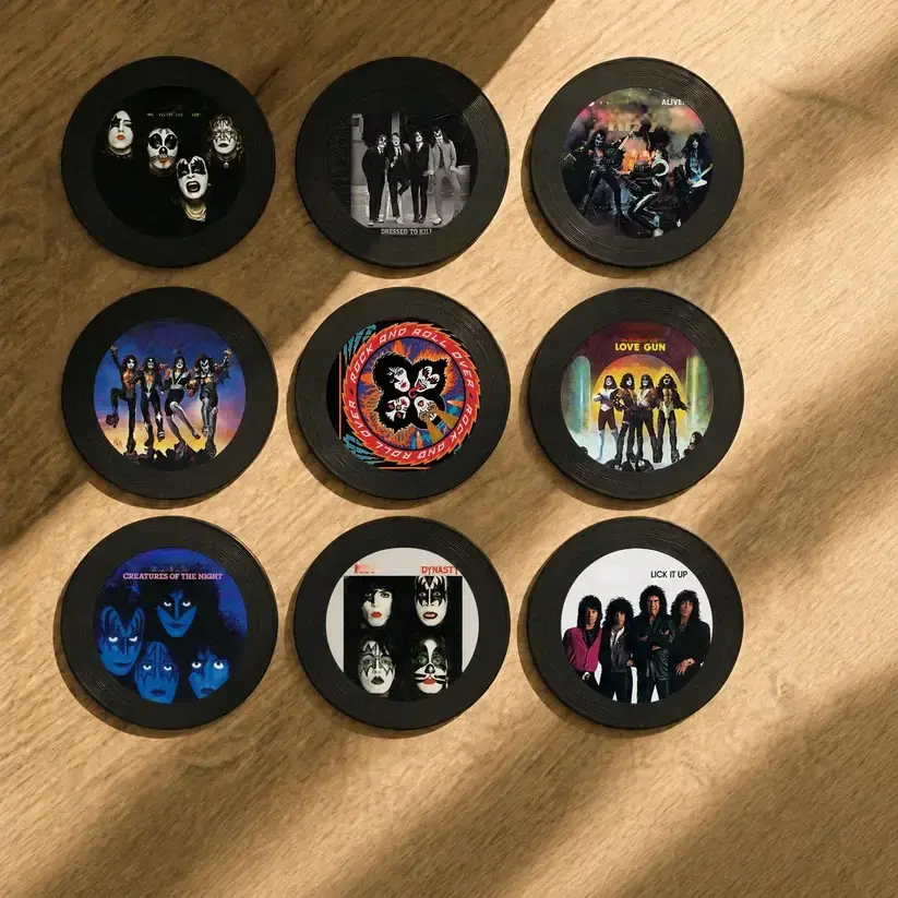 🎸 Rock Tribute Display – Collector's Edition Vinyl Set