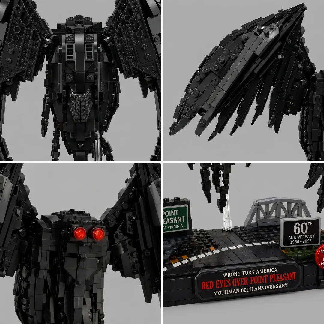 🦇 Red Eyes Over Point Pleasant — 60th Anniversary Collector Building Set