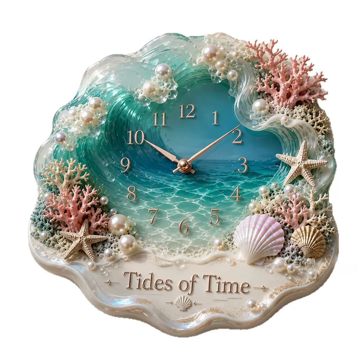 🐚 A Clock That Whispers the Ocean