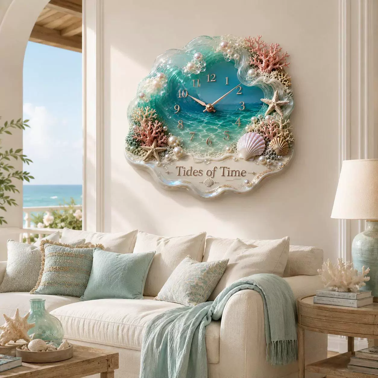 🐚 A Clock That Whispers the Ocean