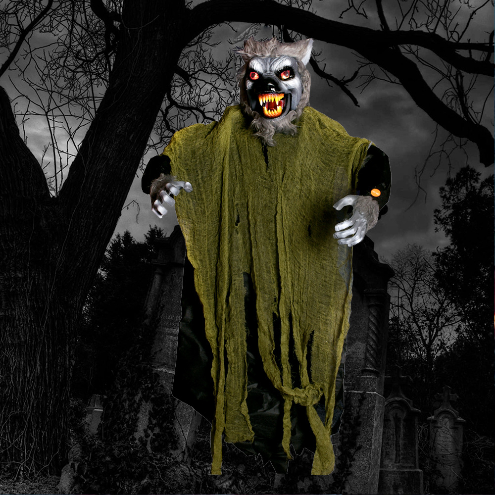 Snarling Werewolf Halloween decoration