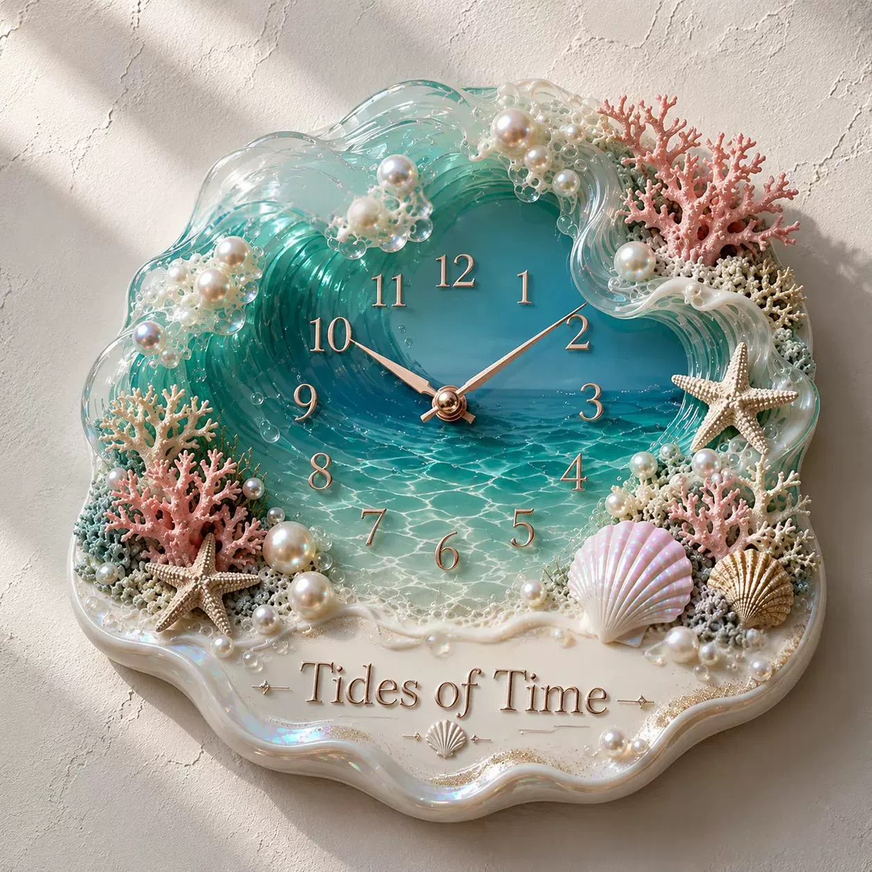 🐚 A Clock That Whispers the Ocean