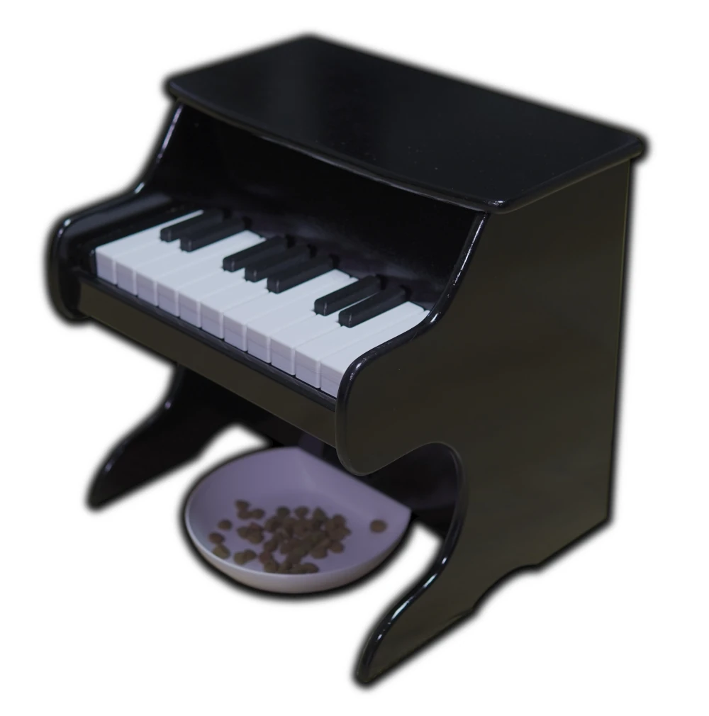 Smart Interactive Pet Piano Feeder 🐾🎹