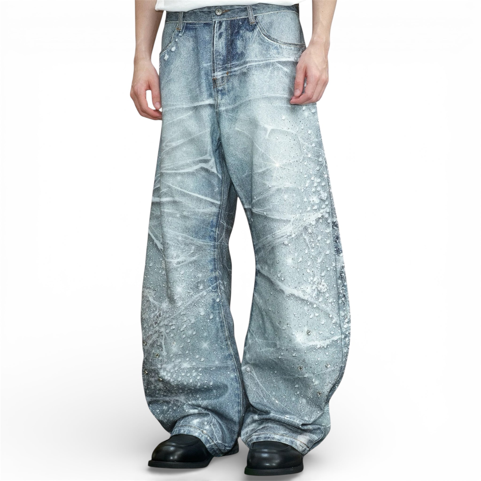 Frost Rhinestone Denim