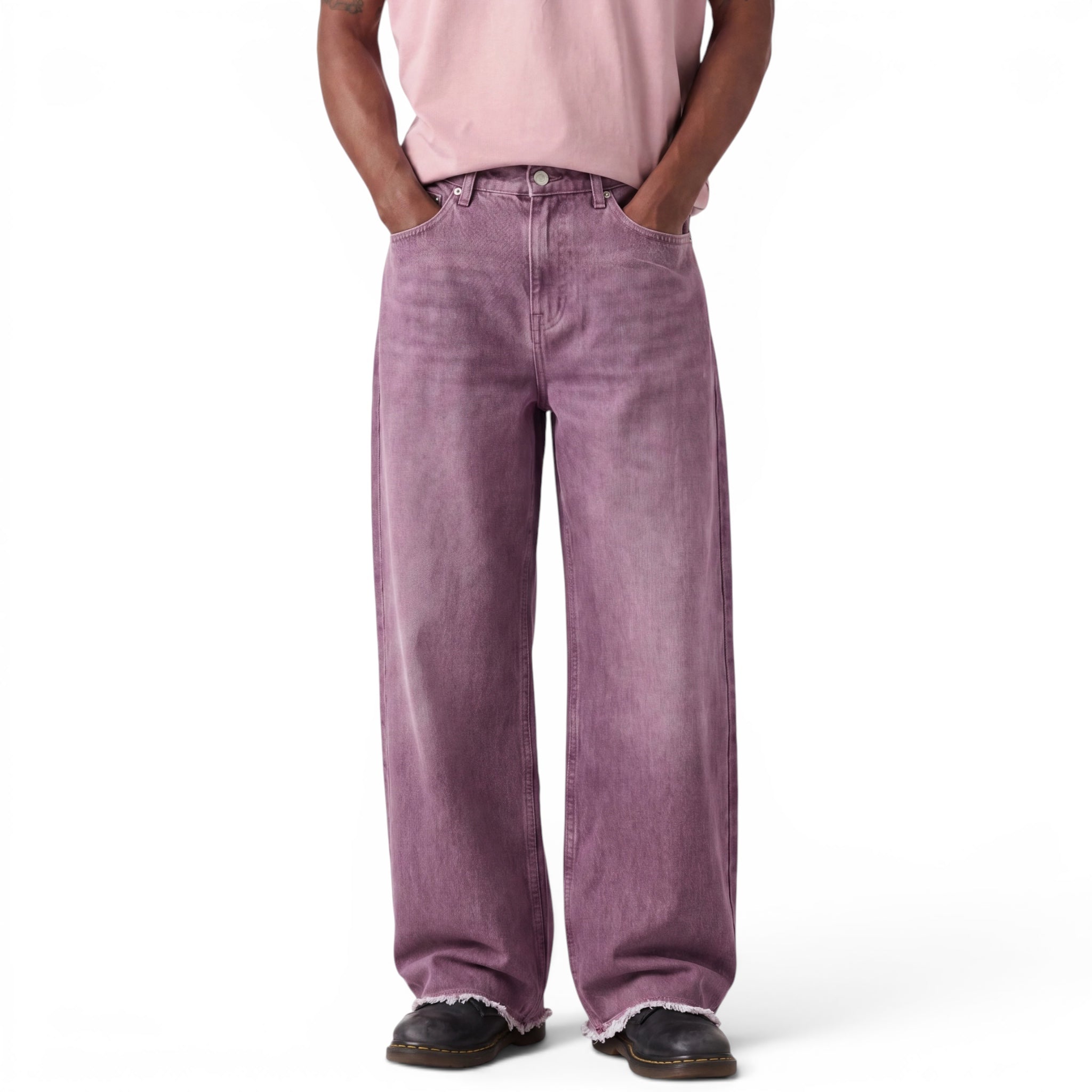 Pastel Pink Denim